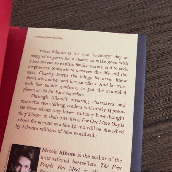 For One More Day by: Mitch Albom hardback book - Picture 6 of 7